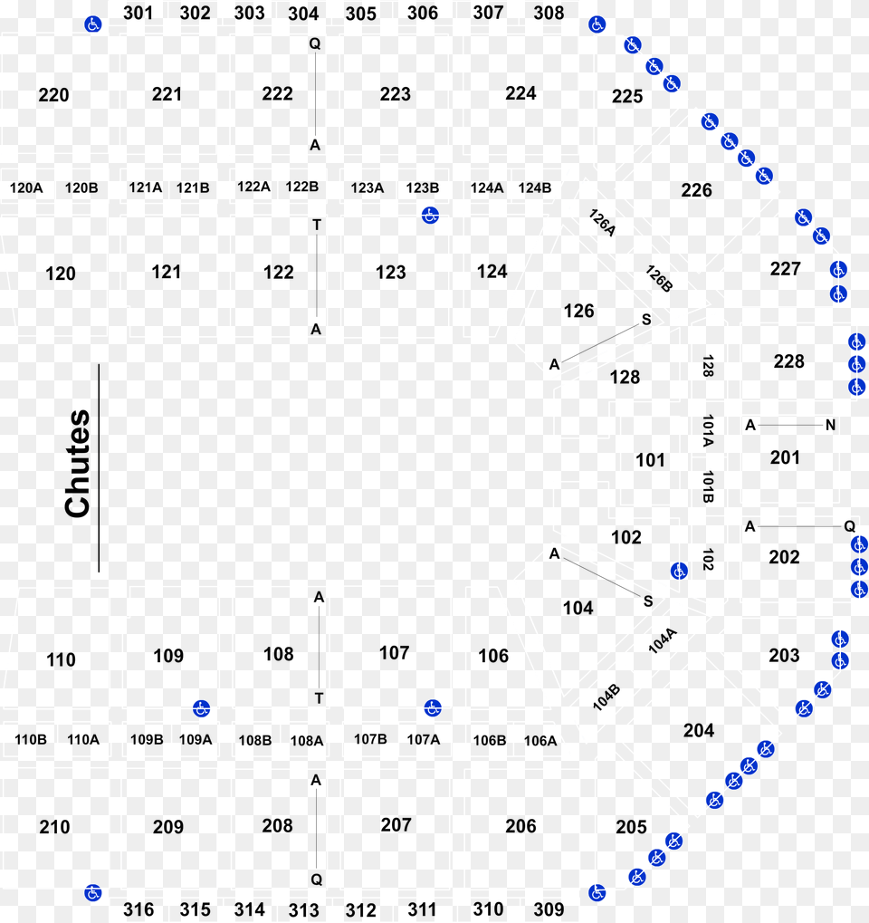 Seat Number Van Andel Arena Seating Chart, Cad Diagram, Diagram Free Png Download
