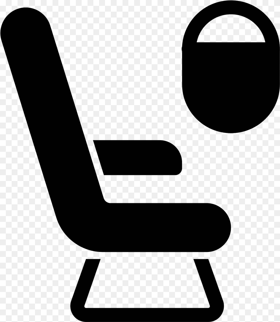 Seat Photo Seat Airplane Icon, Gray Png Image
