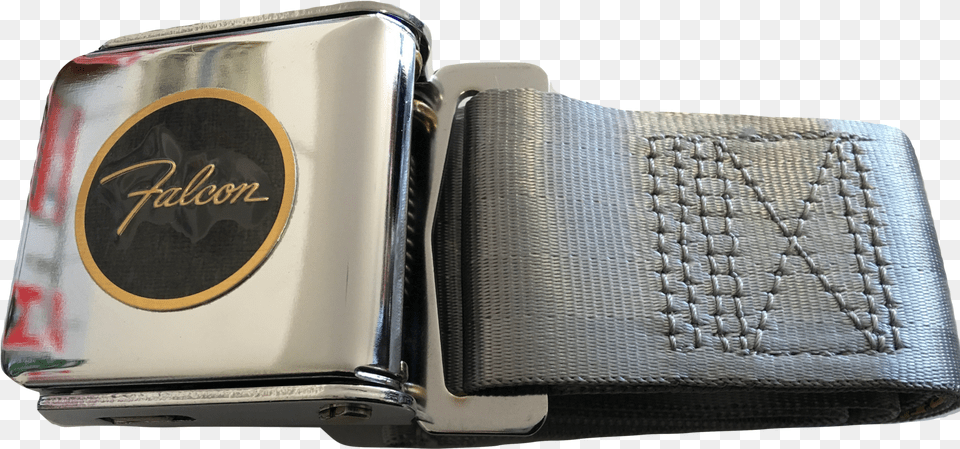 Seatbelt Light Powder Blue With Falcon Logo Wallet, Accessories, Buckle, Belt, Bag Free Png Download