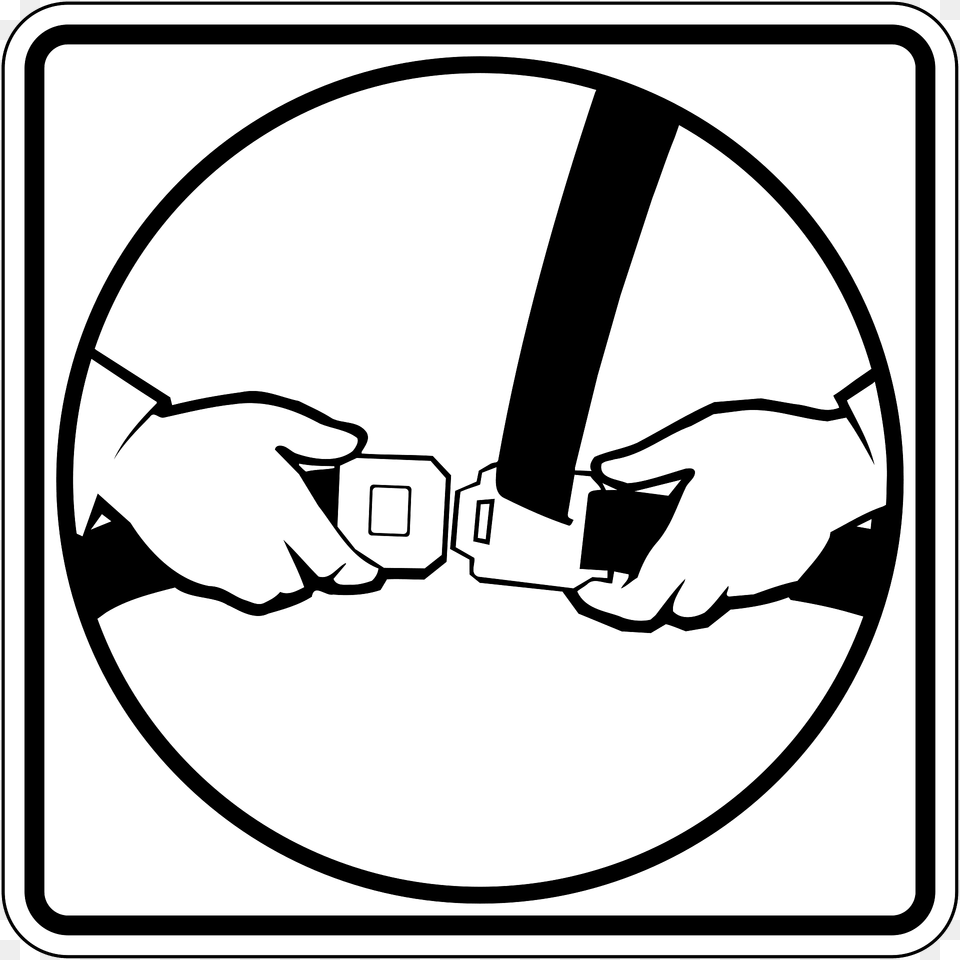 Seatbelts Required Sign In Ontario Clipart, Accessories, Belt, Seat Belt, Body Part Free Png Download