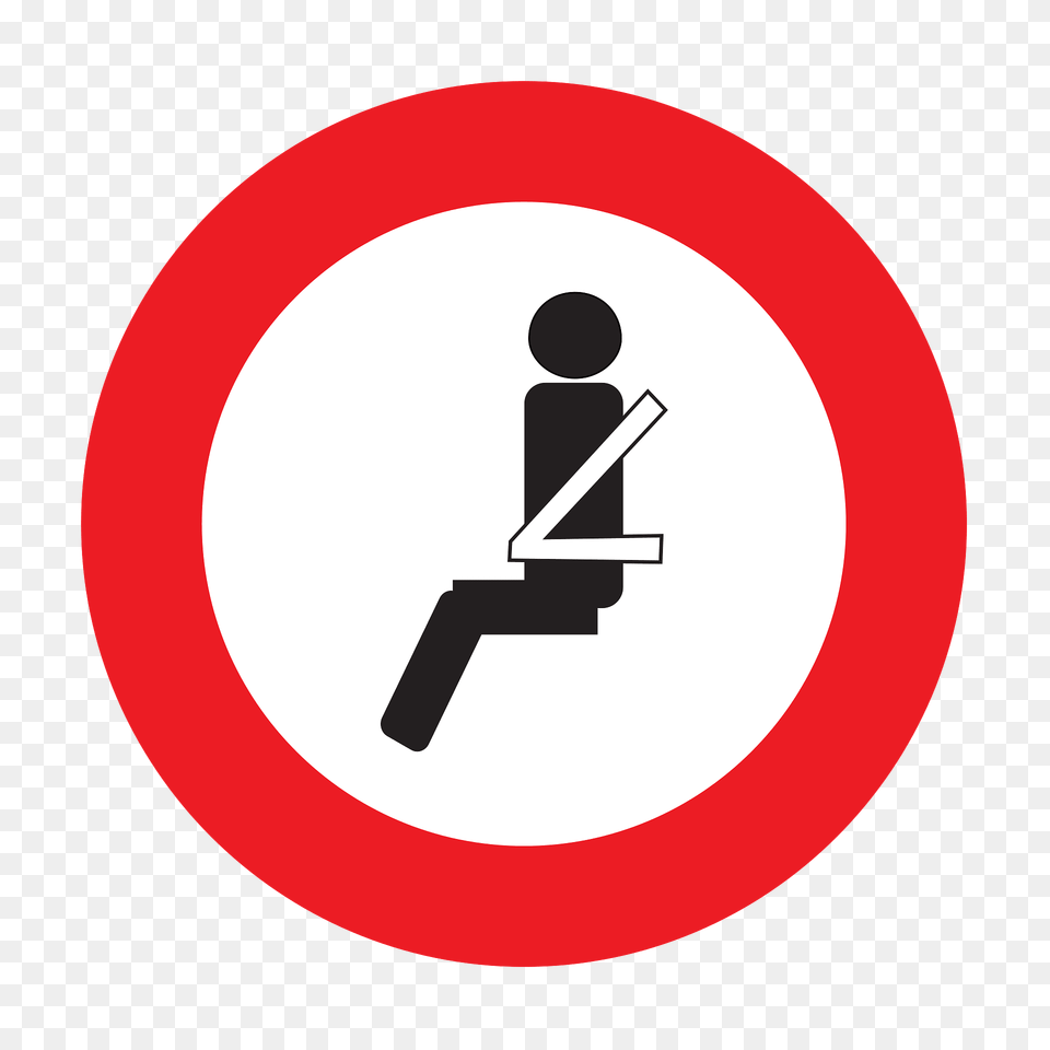 Seatbelts Required Sign In Uruguay Clipart, Symbol, Road Sign Free Transparent Png