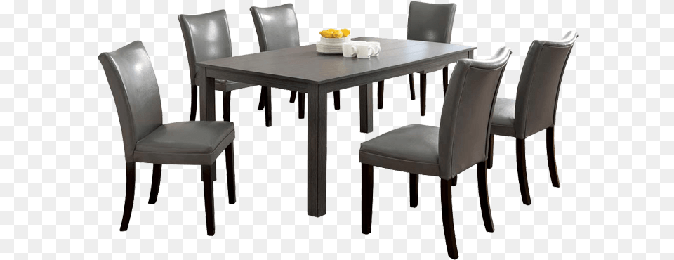 Seater Rectangular Dining Table Set With Uphol Dining Room, Architecture, Building, Dining Room, Dining Table Free Png Download