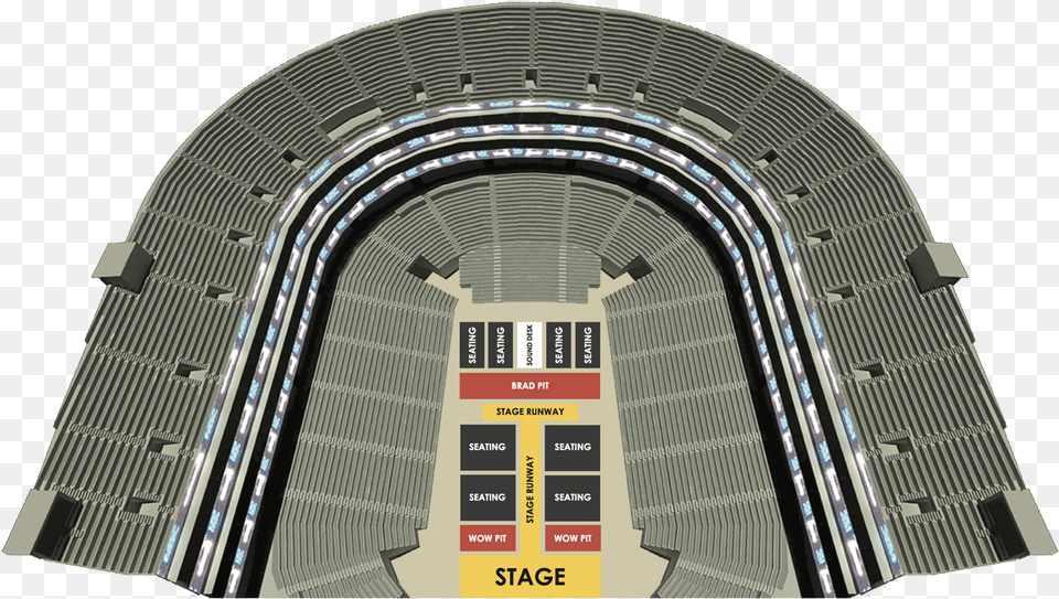 Seating Plan Vamps 2018 Tour Stage, Arch, Architecture, Building, Tower Png