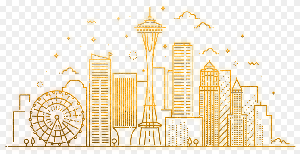 Seattle Clipart, Architecture, Building Free Png Download