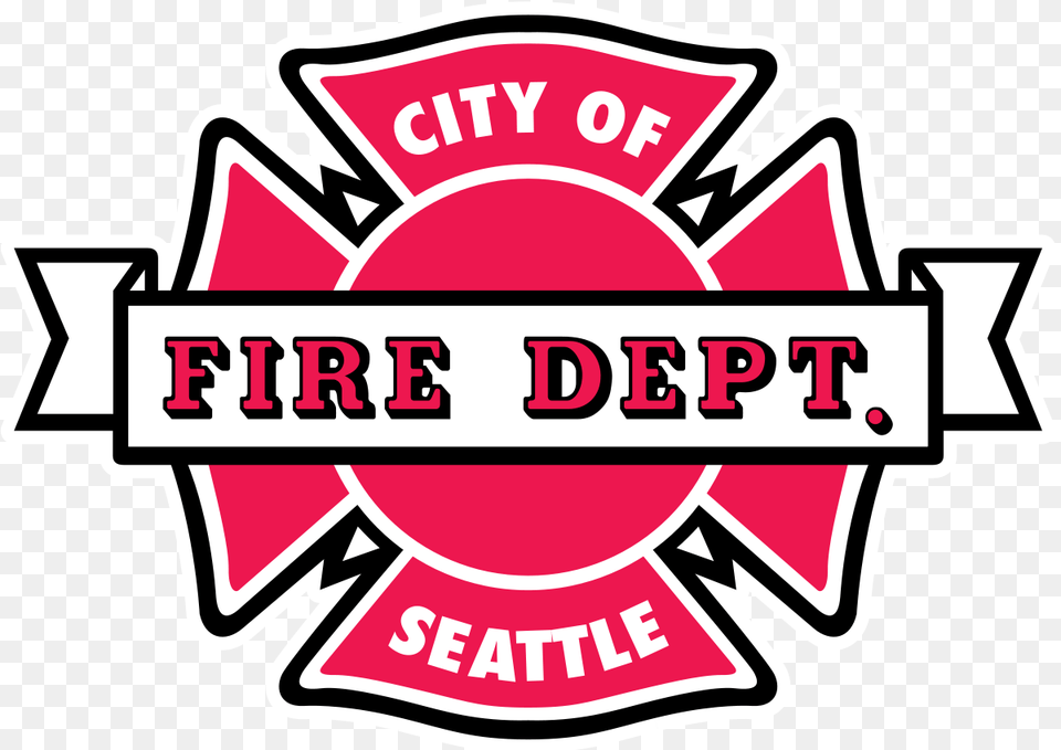 Seattle Department Wikipedia Fire Rescue Chaplain Sticker, Logo, Emblem, Symbol, Architecture Free Png Download