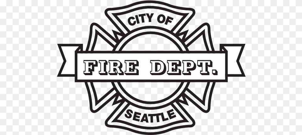 Seattle Fire Dept Logo Fire Department, Badge, Symbol, Emblem, Scoreboard Png
