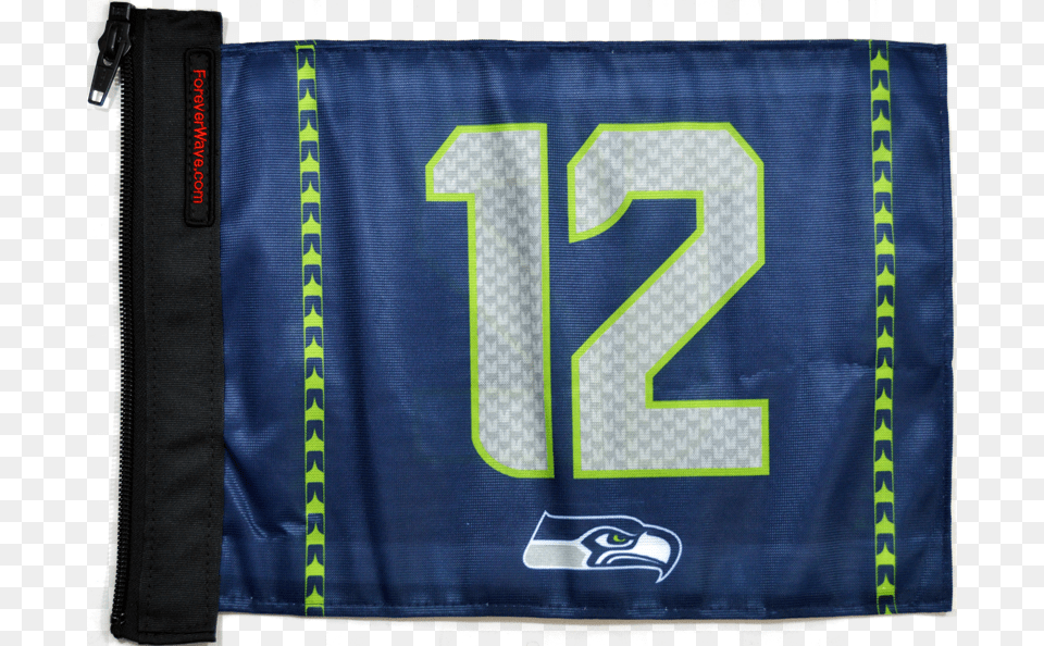 Seattle Seahawks 12th Man Flag Linens, Text, Number, Symbol Png Image
