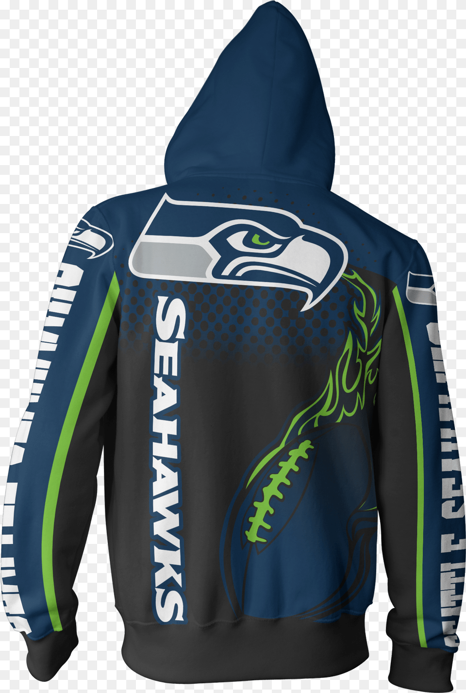 Seattle Seahawks, Clothing, Coat, Hood, Hoodie Free Png Download