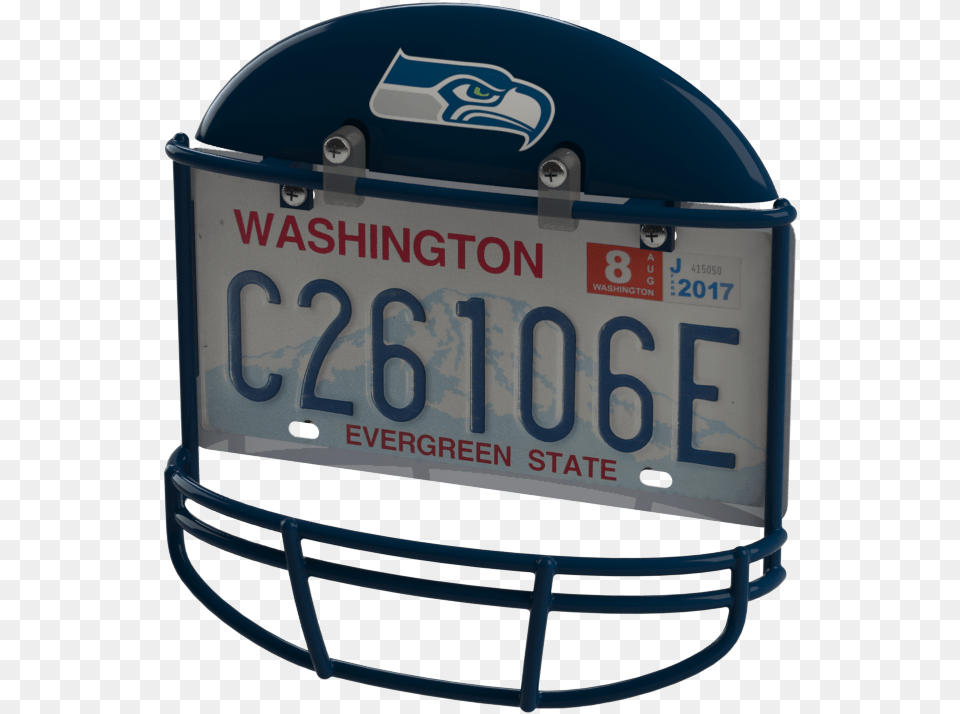 Seattle Seahawks Helmet Frame Seattle Seahawks, License Plate, Transportation, Vehicle Png Image