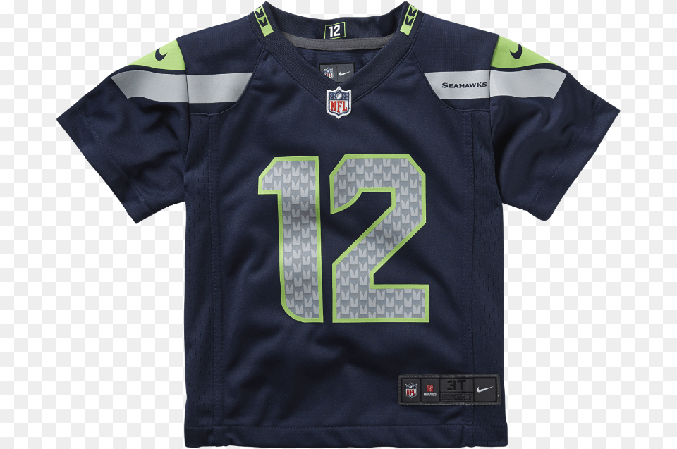 Seattle Seahawks Jersey, Clothing, Shirt, T-shirt Free Png