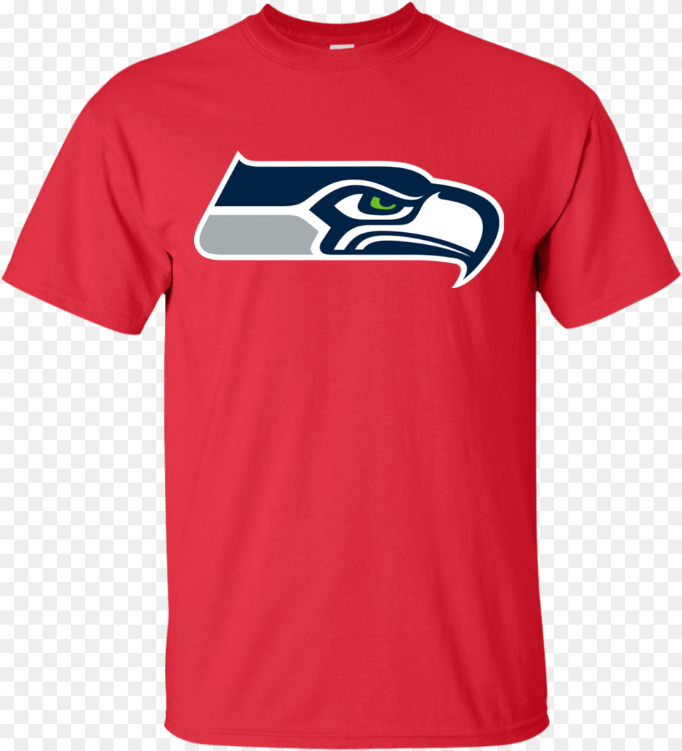 Seattle Seahawks Logo American Football Menu0027s T Shirt Seattle Seahawks, Clothing, T-shirt Png Image