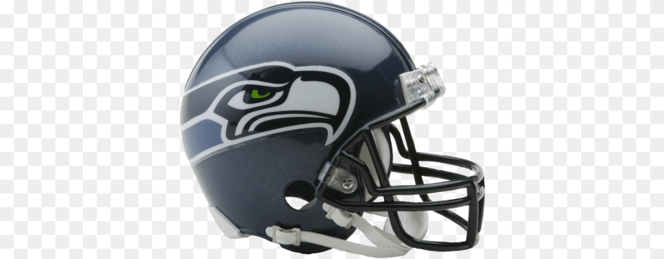 Seattle Seahawks Nfl Riddell Mini Football Helmet, American Football, Football Helmet, Sport, Person Free Png Download