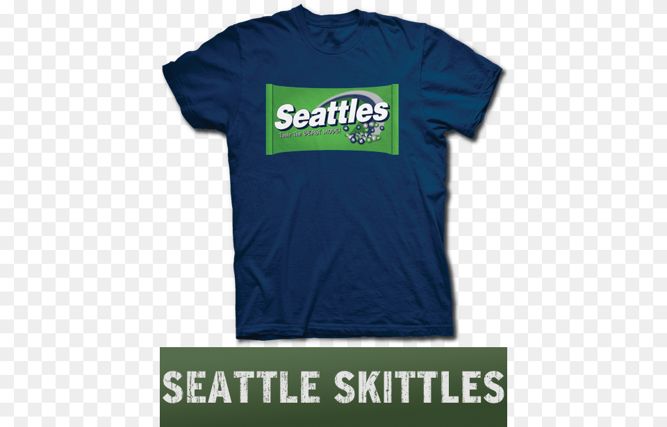 Seattle Seahawks Skittles T Shirt Chicago Blackhawks, Clothing, T-shirt Png