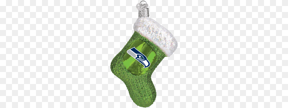 Seattle Seahawks Stocking Ornament Seattle Seahawks Stocking Old World Christmas, Hosiery, Clothing, Snowman, Snow Free Png Download