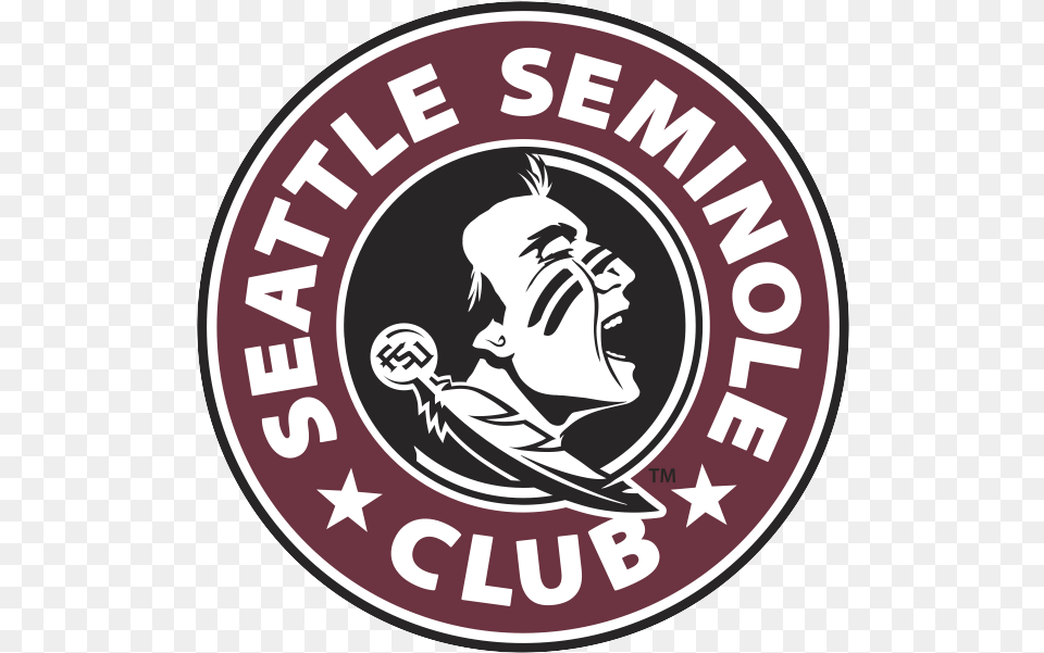 Seattle Seminole Club Fsu Alumni Association Hair Design, Logo, Person, Head, Face Png Image