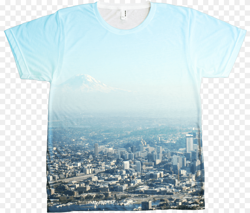 Seattle Skyline, Clothing, T-shirt, Shirt Free Png Download