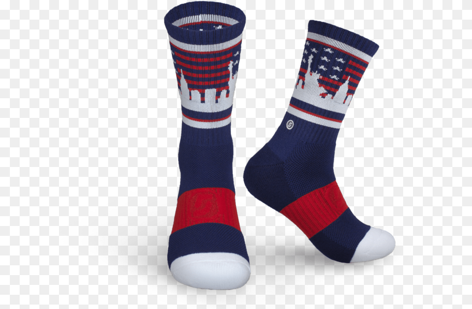 Seattle Skyline Socks, Clothing, Hosiery, Sock Png Image