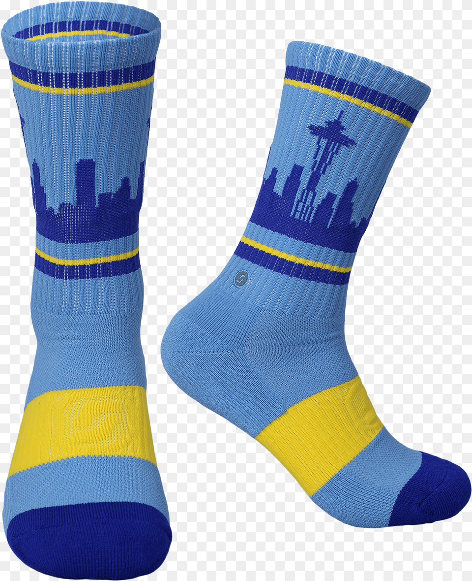 Seattle Skyline Socks Portland, Clothing, Hosiery, Sock Free Png Download