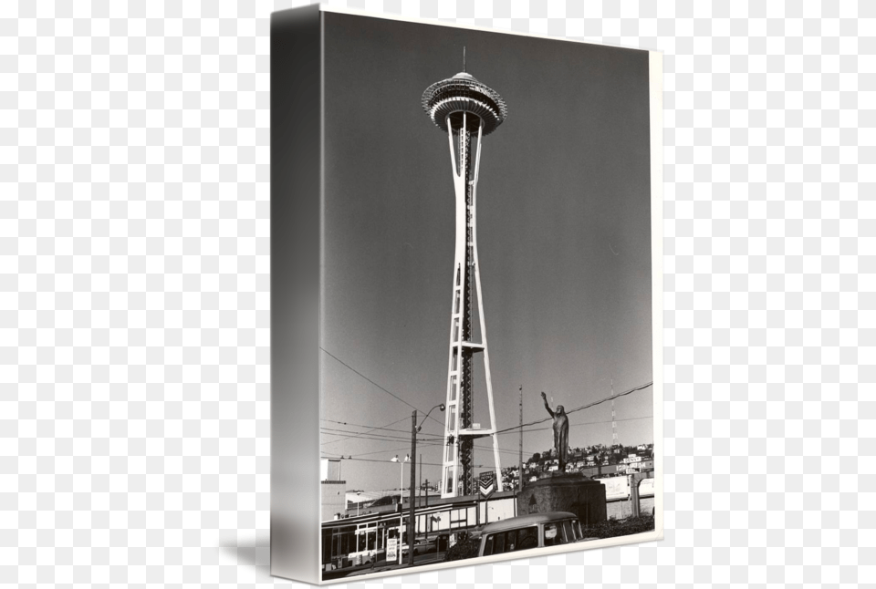 Seattle Space Needle Vintage Photograph By Alleycatshirts Zazzle Space Needle, Person, Architecture, Building, Tower Png