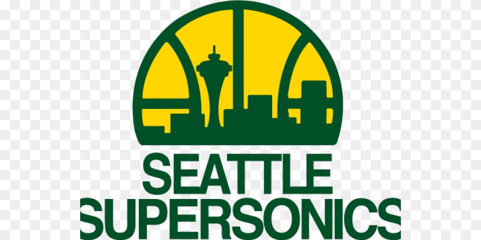 Seattle Supersonics Logo 2, Green, Light, Scoreboard Png Image