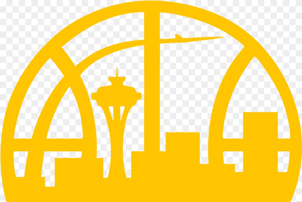 Seattle Supersonics Logo, Adult, Male, Man, Person Png