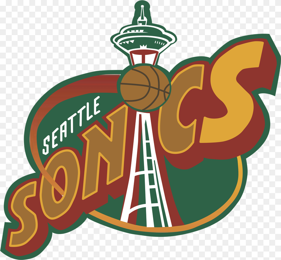 Seattle Supersonics Logo Seattle Sonics Old Logo, Dynamite, Weapon Png