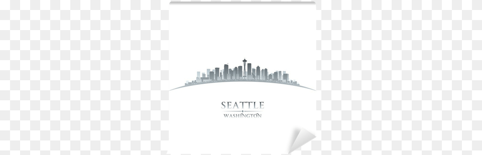 Seattle Washington City Skyline Silhouette White Background Cafepress Seattle Square Sticker 3 X Bumper Car Decal, Advertisement, Poster, Urban, Metropolis Png Image