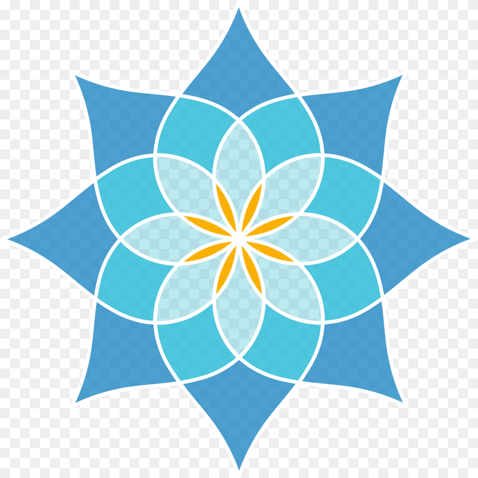 Seaview Yoga Mandalablue Yogaschedule Blue Mandala, Graphics, Art, Floral Design, Pattern Png