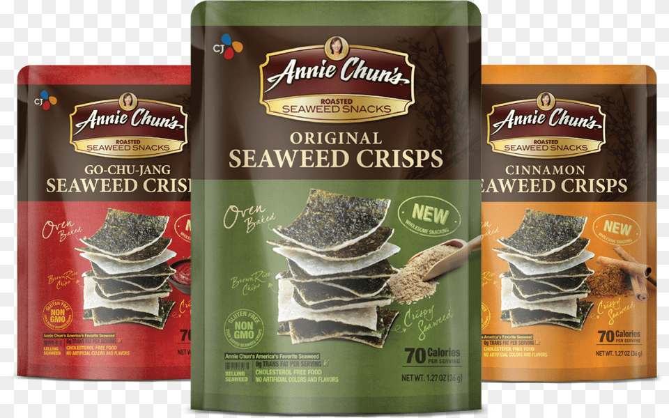 Seaweed Chips Annie Chun, Herbal, Herbs, Plant, Advertisement Free Png