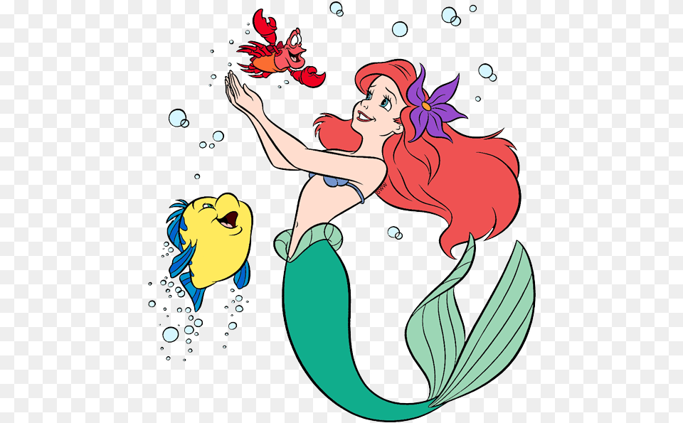 Sebastian Little Mermaid Clipart, Adult, Female, Person, Woman Free Transparent Png