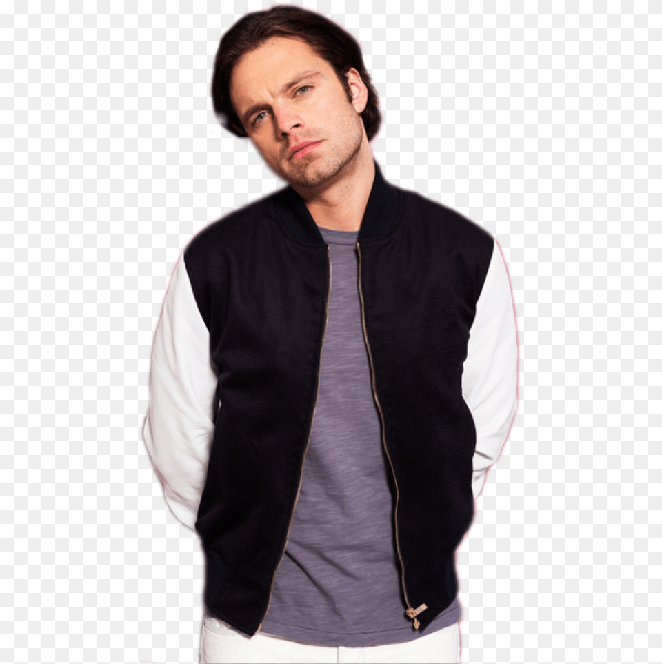 Sebastian Stan Sebastian Stan Transparent, Vest, Jacket, Coat, Clothing Png Image