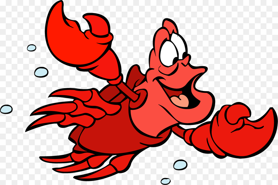 Sebastian The Crab From The Little Mermaid Sebastian The Crab, Food, Seafood, Animal, Sea Life Free Png