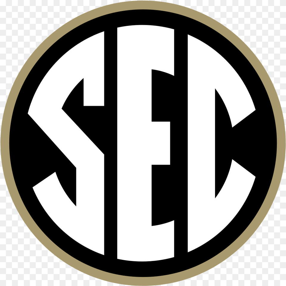 Sec Logo In Vanderbilt Colors College Football Sec Logo, Symbol Png Image