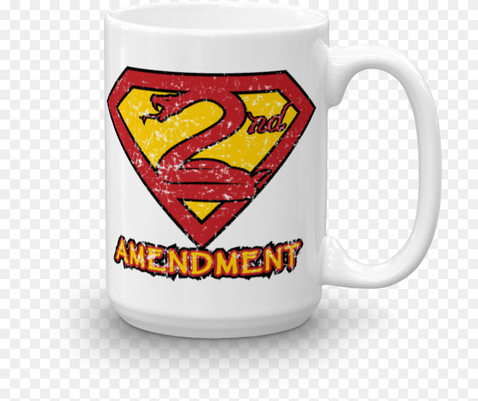 Second Amendment Superman Mug Coffee Cup, Beverage, Coffee Cup Free Png Download