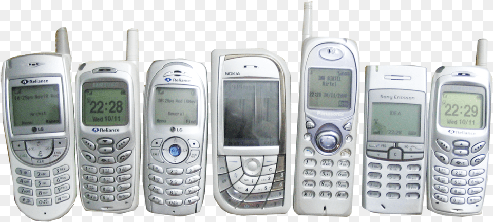 Second Generation Of Mobile Phones, Electronics, Mobile Phone, Phone, Texting Free Png Download