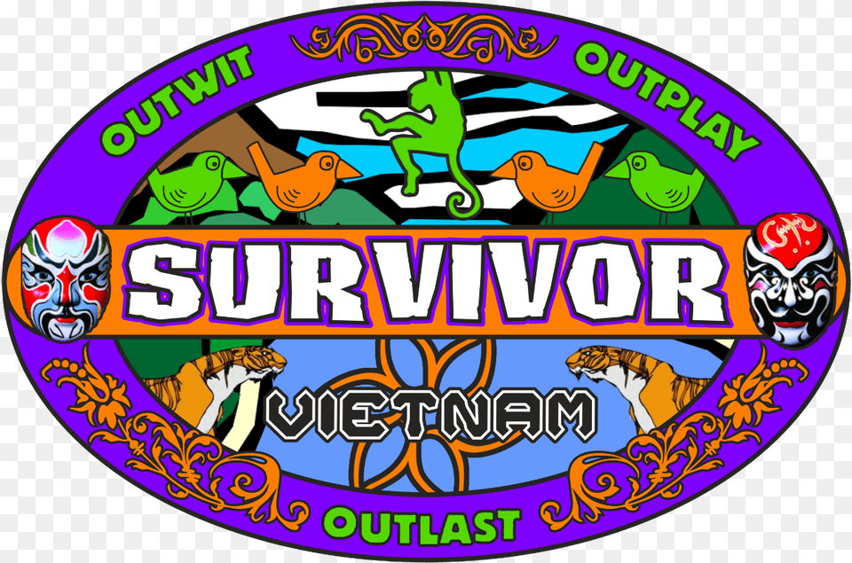 Second Generation Survivor Vietnam, Animal, Tiger, Mammal, Logo Png