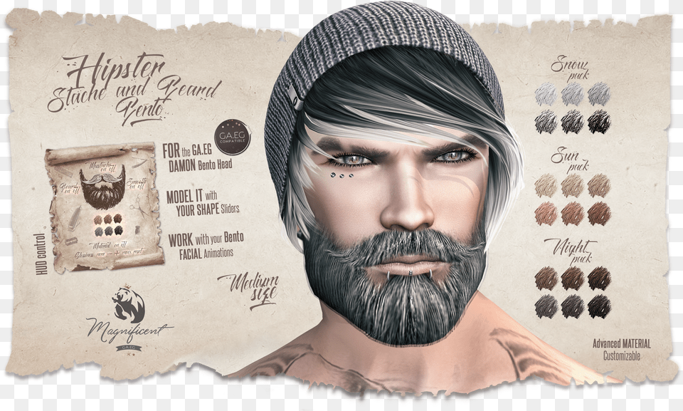 Second Life Catwa Victor Head Shapes, Adult, Person, Man, Male Png Image