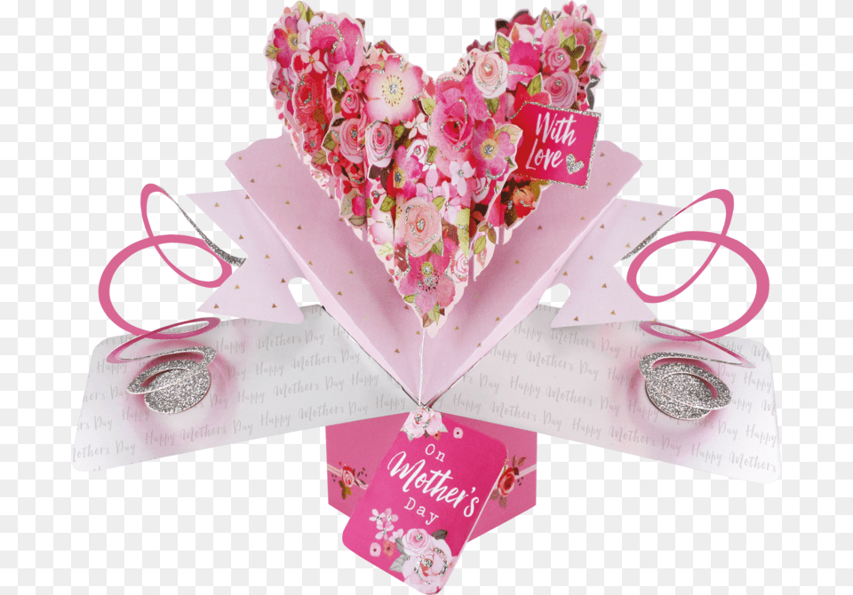 Second Nature Mother S Day Pop Ups Mother39s Day Pop Up Card, Rose, Plant, Flower, Food Free Png