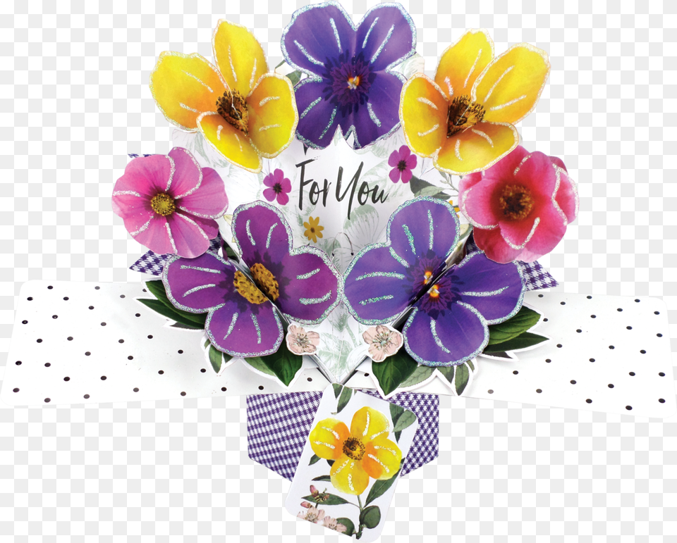 Second Nature Pop Ups Greeting Card, Flower, Flower Arrangement, Flower Bouquet, Plant Free Png