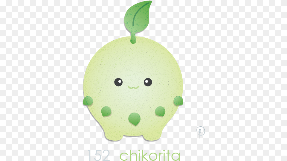 Second Pokedot Chikorita The Mascot For The Chikoritaville Illustration, Plant, Leaf, Fruit, Produce Free Png