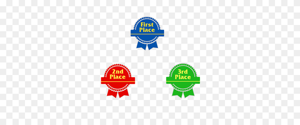 Second Prize Ribbon Clipart Clipart, Logo, Badge, Symbol Free Png