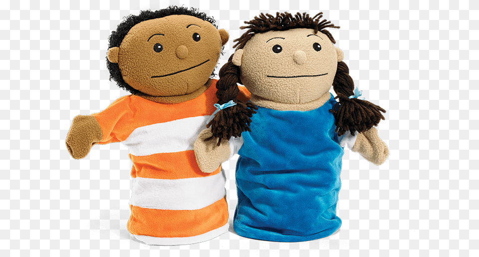Second Step Boy And Girl Puppets Second Step Curriculum Preschool, Plush, Toy, Teddy Bear, Doll Png