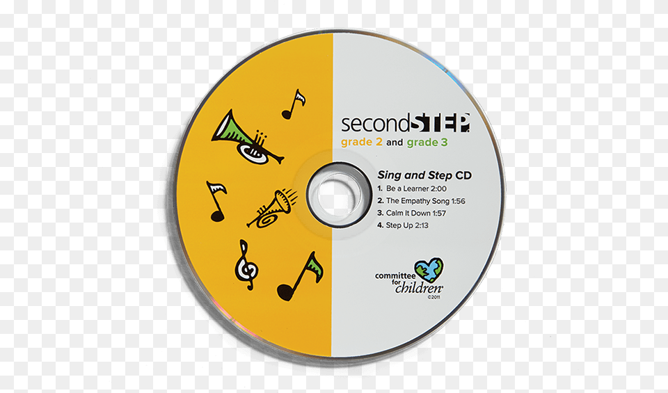 Second Step Grade 2 Grade 3 Sing And Step Cd Cd, Disk, Dvd Free Png Download