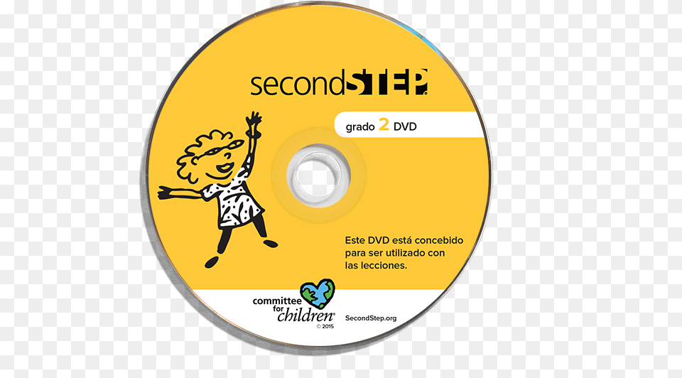 Second Step Grade 2 Spanish Dvd Committee For Children, Disk, Baby, Person, Tape Free Transparent Png