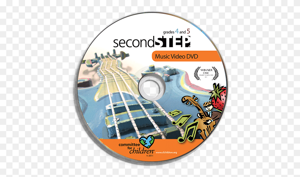 Second Step Music Video Dvd For Grades 4 And 5 Second Step, Disk, Face, Head, Person Png