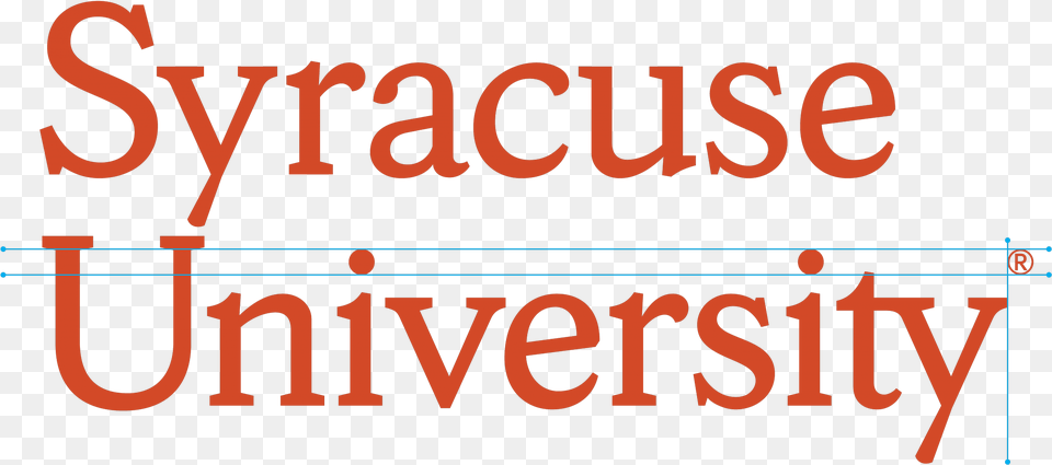 Secondary Syracuse Wordmark Trademark Symbol Is Placed Syracuse University Official Logo, Text Png