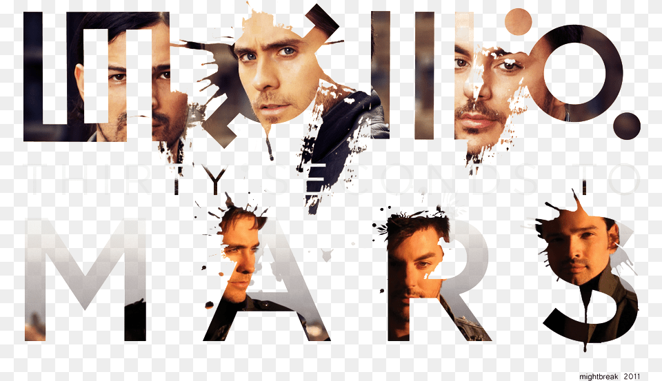 Seconds To Mars Image Background, Adult, Advertisement, Art, Collage Free Transparent Png