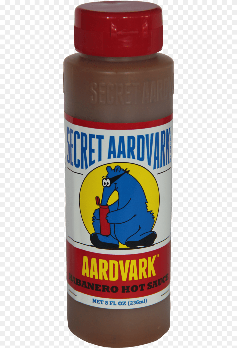 Secret Aardvark Habanero Hot Sauce 236ml Stallion, Alcohol, Beer, Beverage, Food Png Image