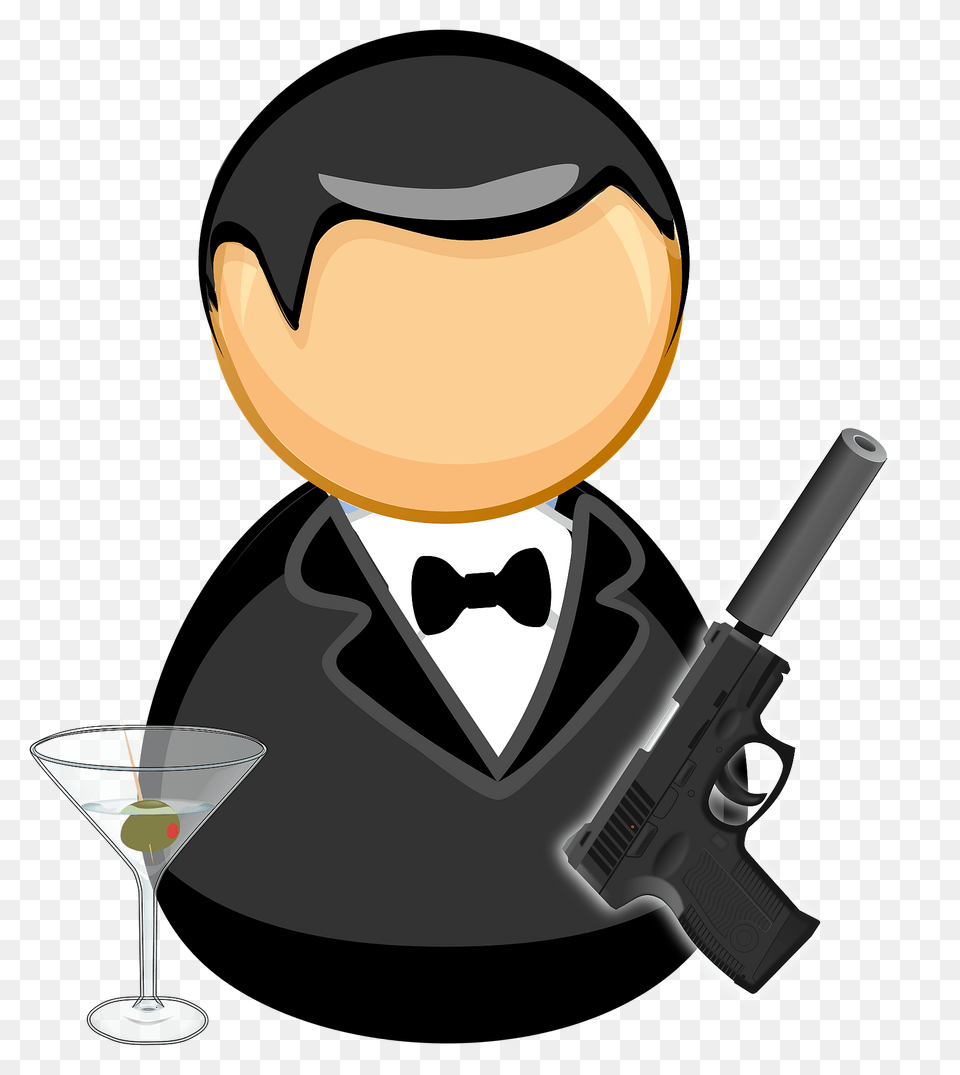 Secret Agent Clipart, Firearm, Weapon, Gun, Handgun Free Png Download