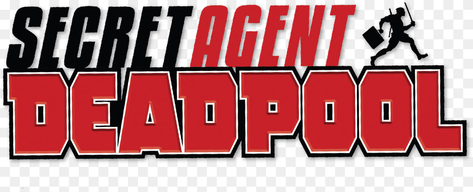 Secret Agent Deadpool Logo Graphic Design, Publication, Text Free Png Download